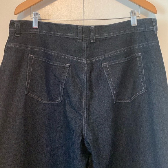 Gloria Vanderbilt Dark Blue Tapered Leg Amanda Jeans Size 18 - Picture 6 of 11